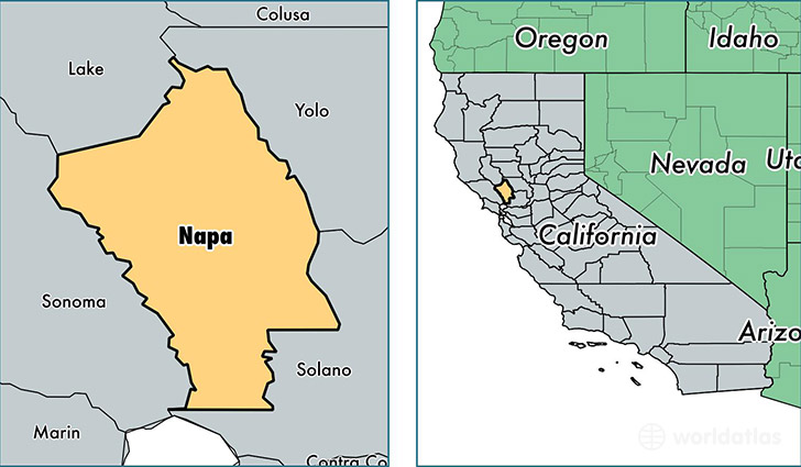 纳帕谷(napa valley),是美国著名的酒谷,著名的加州葡萄酒产地,位于图片