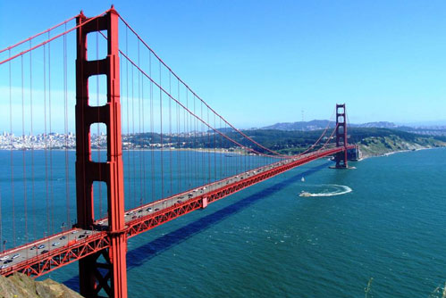 加州浪漫彩虹：舊金山金門橋