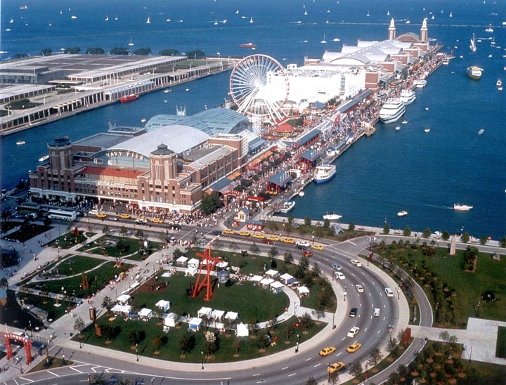 芝加哥景点（海军码头 Navy Pier）