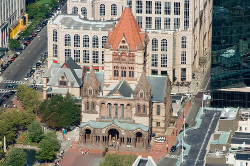 波士顿景点 （三一教堂 Trinity Church）