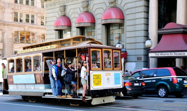 旧金山历史久远的独特交通工具——缆车