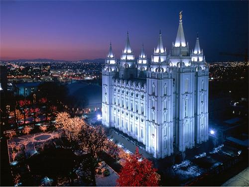 犹他州景点（摩门大教堂 The Mormon cathedral）