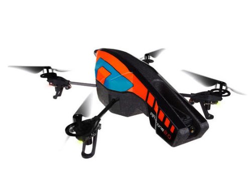 Parrot AR.Drone 2.0 Quadricopter Controlled by iPod touch, iPhone, iPad, and Android Devices -Orange/Blue