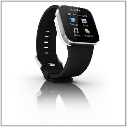Sony MN2SW SmartWatch for Android Phones – Retail Packaging – Black