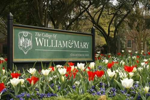 威廉与玛丽学院, 弗吉尼亚州, College of William and Mary, Virginia