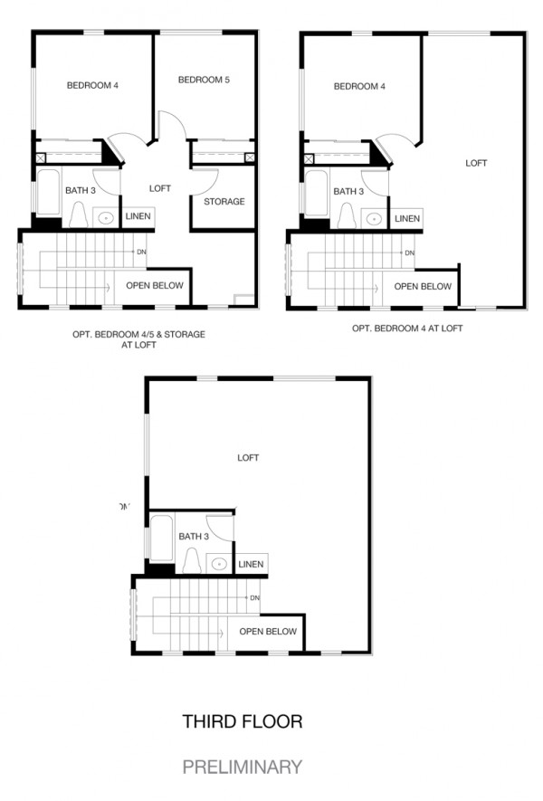Madrone Villas Unit B Floor 3