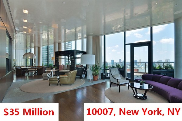 The Top 100 Most Expensive ZIP Codes in US by Forbes in 2013-Rank no.20-10007, New York, NY