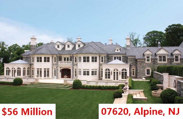 The top 100 Most Expensive ZIP Codes in US by Forbes in 2013-Rank no.8-07620, Alpine, NJ