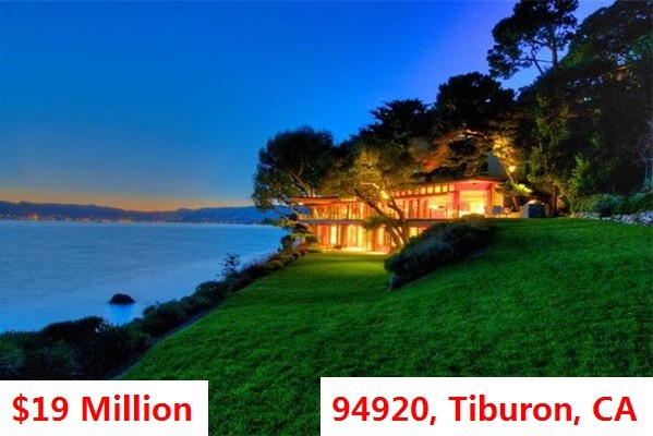 The Top 100 Most Expensive ZIP Codes in US by Forbes in 2013-Rank no.4-94920, Belvedere, CA