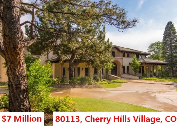 The Top 100 Most Expensive ZIP Codes in US by Forbes in 2013-Rank no.53-80113, Cherry Hills Village, CO