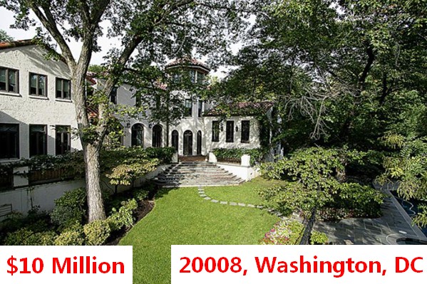 The Top 100 Most Expensive ZIP Codes in US by Forbes in 2013-Rank no.48-20008, Washington, DC