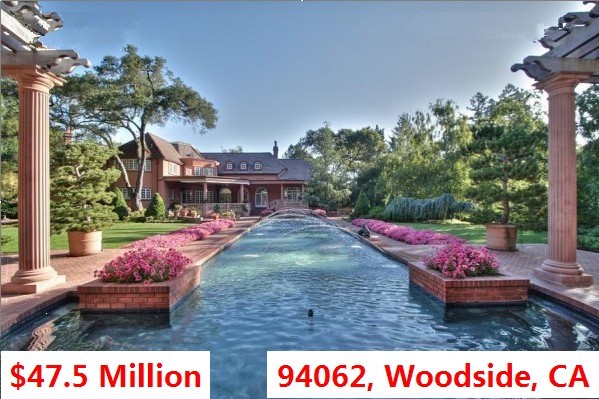 The Top 100 Most Expensive ZIP Codes in US by Forbes in 2013-Rank no.23- 94062, Woodside, CA