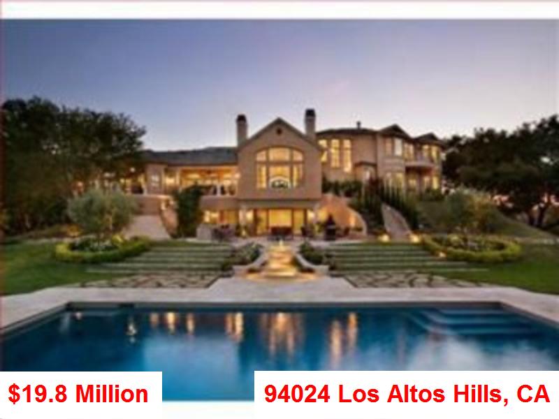 Top 100 Most Expensive Zip Codes in US by Forbes in 2013-Rank 14-94024, Los Altos Hills, CA