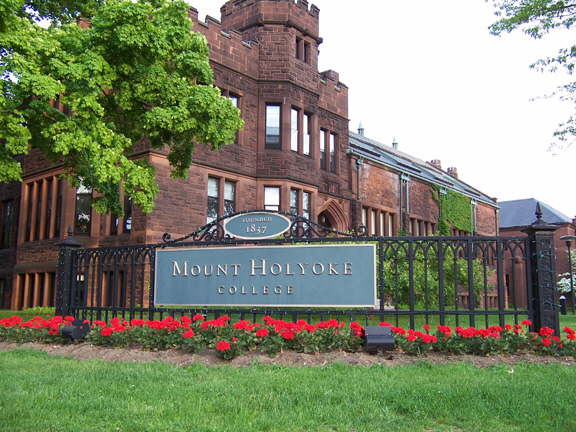 曼荷莲女子学院, 马萨诸塞州, Mount Holyoke College, Massachusetts
