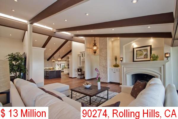 Top 100 Most Expensive Zip Codes in US by Forbes in 2013-Rank no.16-90274, Rolling Hills, CA