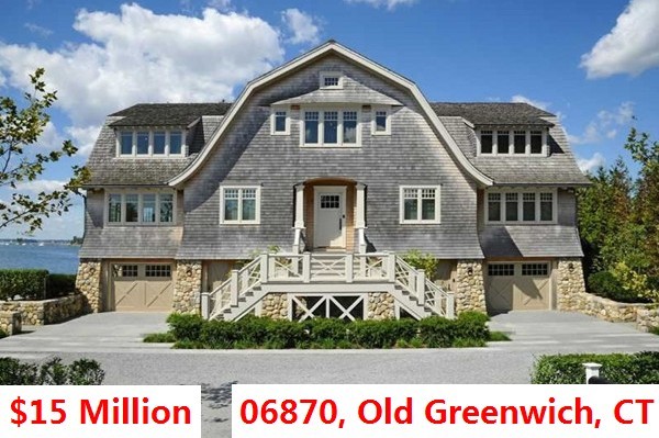 Top 100 Most Expensive Zip Codes in US by Forbes in 2013-Rank no.62 – 06870, Old Greenwich, CT