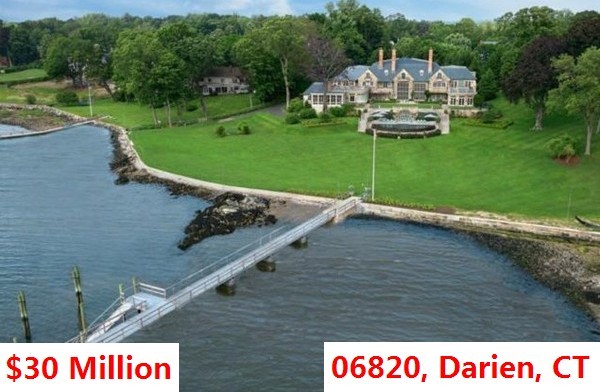 Top 100 Most Expensive Zip Codes in US by Forbes in 2013-Rank no.67 – 06820, Darien, CT