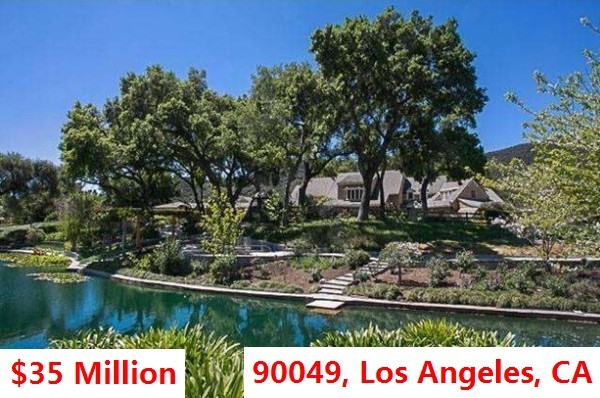 Top 100 Most Expensive Zip Codes in US by Forbes in 2013-Rank no.69 – 90049, Los Angeles, CA