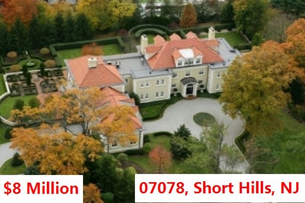 Top 100 Most Expensive Zip Codes in US by Forbes in 2013-Rank no.73 – 07078, Short Hills, NJ