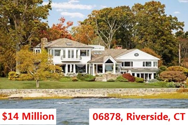 Top 100 Most Expensive Zip Codes in US by Forbes in 2013-Rank no.91 – 06878, Riverside, CT