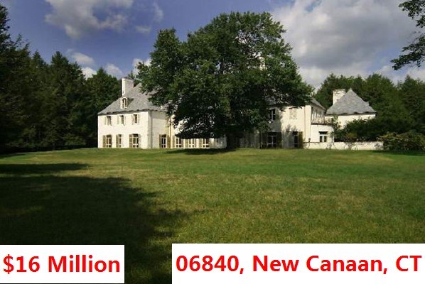 Top 100 Most Expensive Zip Codes in US by Forbes in 2013-Rank no.92 – 06840, New Canaan, CT