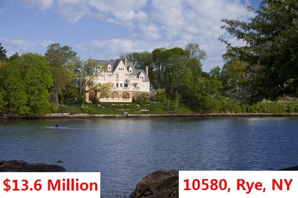 Top 100 Most Expensive Zip Codes in US by Forbes in 2013-Rank no.93 – 10580, Rye, NY