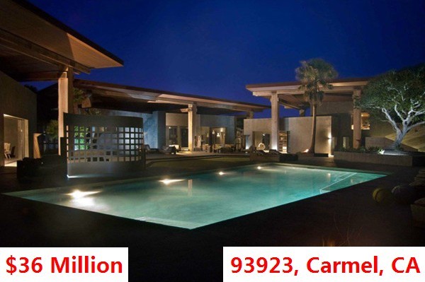 Top 100 Most Expensive Zip Codes in US by Forbes in 2013-Rank no.98 – 93923, Carmel, CA