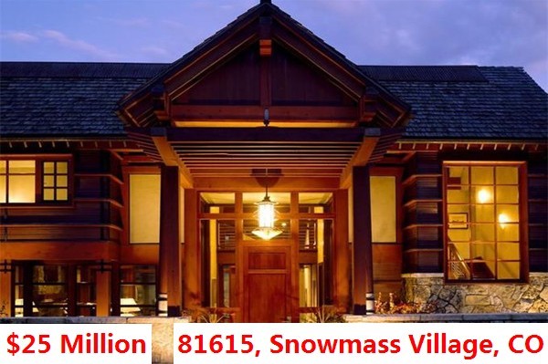 Top 100 Most Expensive Zip Codes in US by Forbes in 2013-Rank no.83 – 81615, Snowmass Village, CO