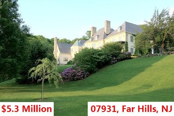 Top 100 Most Expensive Zip Codes in US by Forbes in 2013-Rank no.88 – 07931, Far Hills, NJ