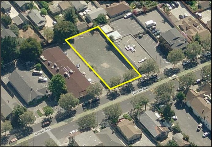 Lincoln Avenue, San Jose, CA 95125; Commercial Land for Sale; in Santa Clara County