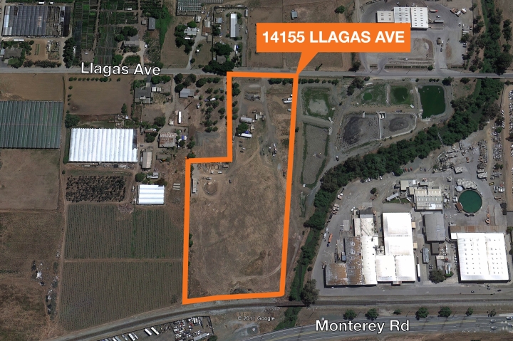 14155 Llagas Avenue, San Martin, CA 95046; Industrial Land for Sale; E-1 in Santa Clara County