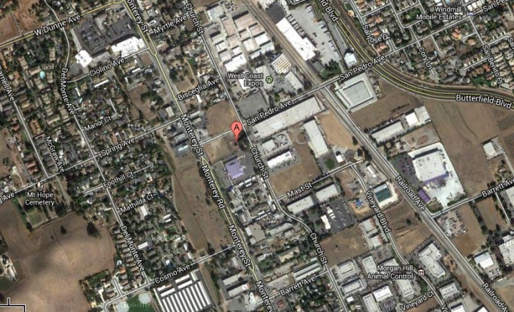 16685 Church St., Morgan Hill, CA 95037; Multifamily land for Sale; E-2 in Santa Clara County