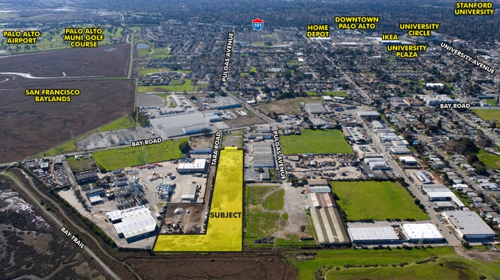 151 Tara Road, East Palo Alto, CA 94303; Industrial Land for Sale; E-1 in Santa Clara County