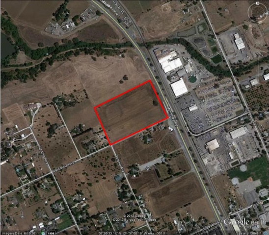 Monterey Road and California Avenue, San Martin, CA 95046; Industrial Land for Sale; E-1 in Santa Clara County