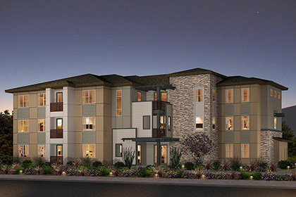 New Townhomes, Solaire Plan 6 by KB Home, Sunnyvale, CA 94085