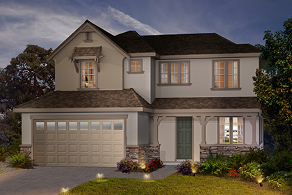 Plan 1 Modeled; The Heights at Positano by KB Home; Dublin; 94568