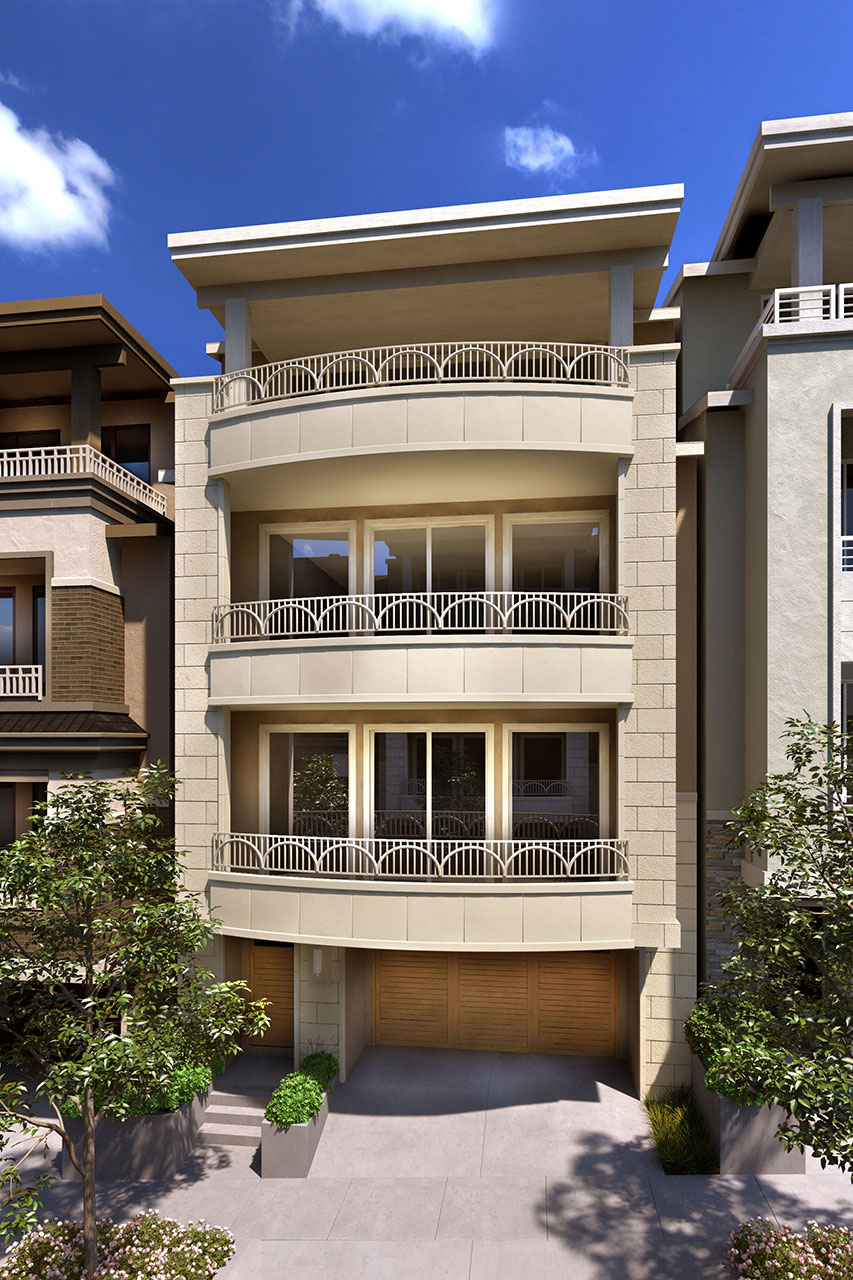 Summit 800 Residence A1 by Comstock Homes, San Francisco, CA 94132