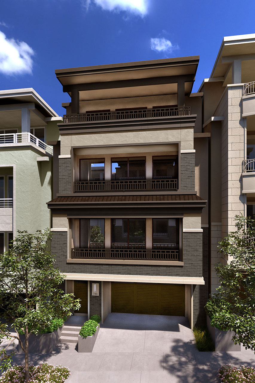 Summit 800 Residence A2 by Comstock Homes, San Francisco, CA 94132