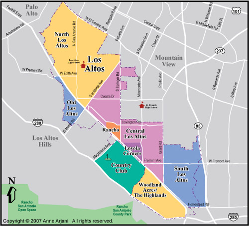 Los Altos Map