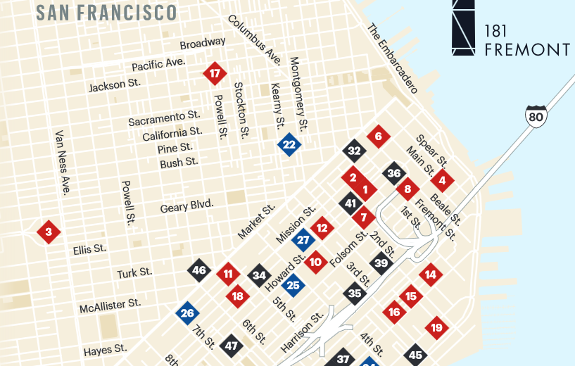 San Francisco’s office and R&D development pipeline 2015 (database and map-Updated)