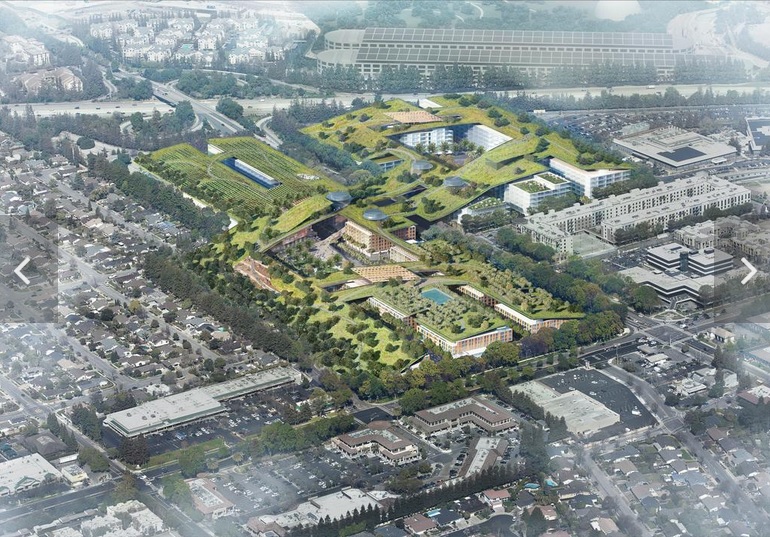 Vallco Plans Revealed: 30-Acre Sky-Park Over Cupertino Mixed-Use Center Would Be World’s Largest – Vallco Shopping Mall 2/2