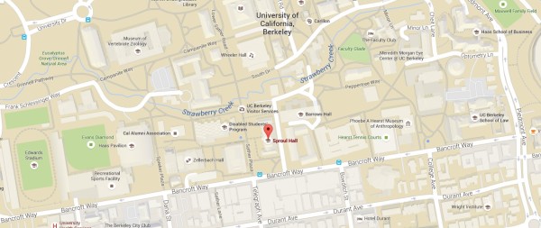 UC Berkeley_Sproul Hall_map