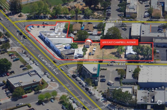 600 E Campbell Ave Campbell, CA 95011; Land For Sale; in Santa Clara County; 26/59