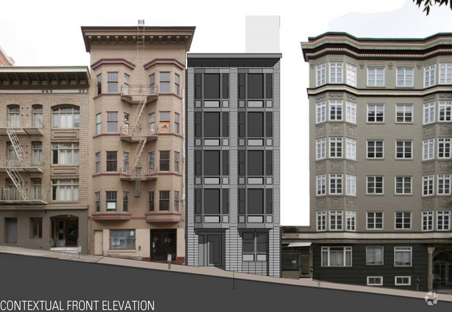 Proposed Building -824 Hyde St San Francisco, CA 94109; A Class Building For Sale; In San Francisco County; 3/3