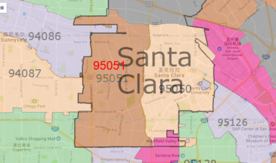 Santa Clara City–Zip Code 95051