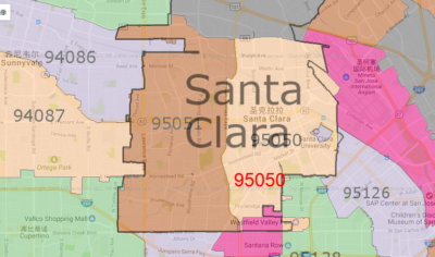 Santa Clara City–Zip Code 95050