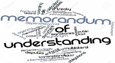 What is Memorandum of understanding?