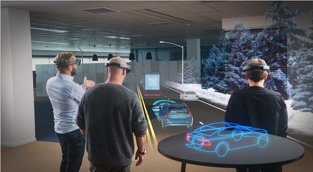 沃尔沃汽车与微软HoloLens呈现未来科技展厅