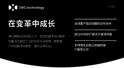 全球百大科技領導企業–DXC Technology（36/100 按字母顺序）
