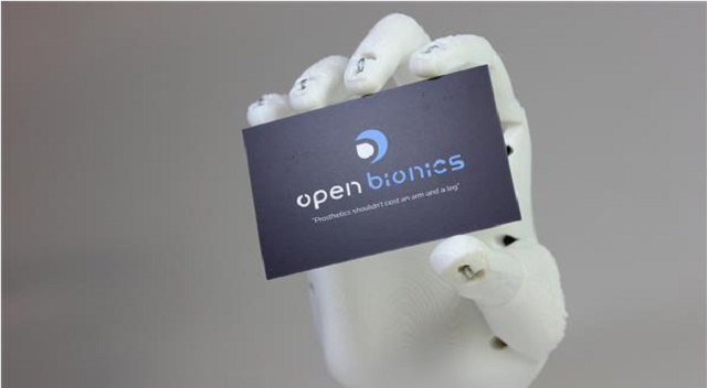 2017全球服务机器人TOP30榜单–Open Bionics(英国)（8/30）